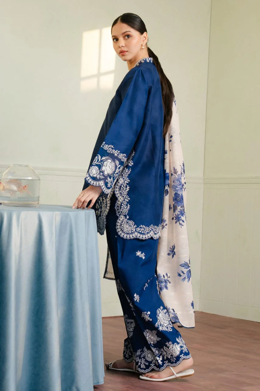 Coco By Zara Shah Jahan | Royal Blue - Lawn By Mwf Collection